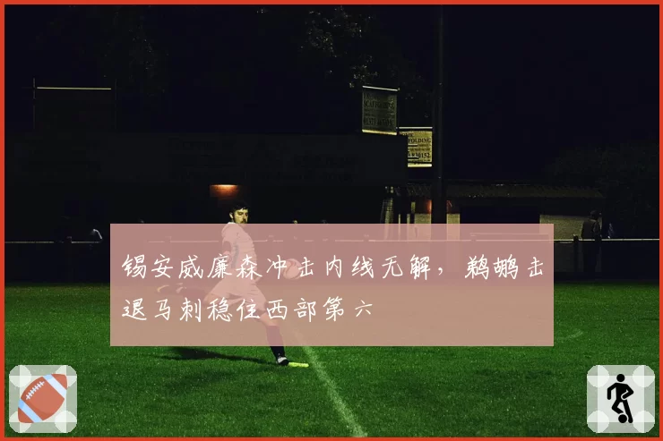 锡安威廉森冲击内线无解，鹈鹕击退马刺稳住西部第六